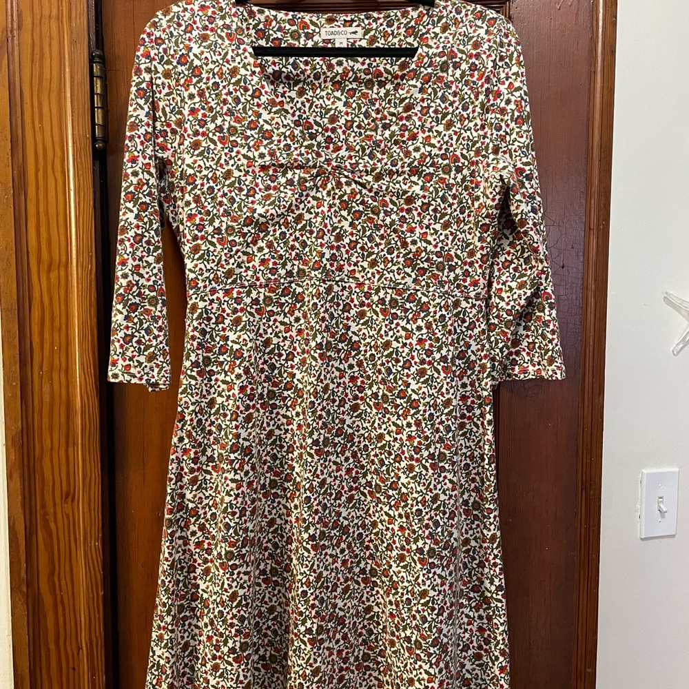 Toad&Co Rosalinda Salt Vine Print Dress